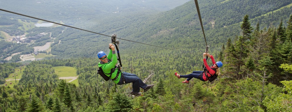 Zipline Stowe Mountain, Vermont