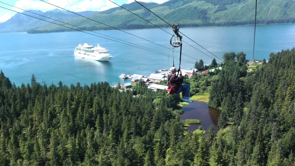 zipline ZipRider, Alaska 1